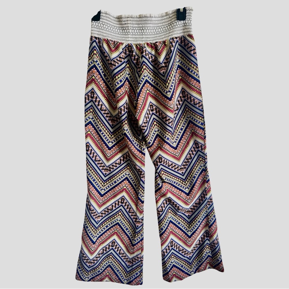 Hippie Laundry Zigzag Chevron PatternWide-Leg Pants Lightweight Women’s Small - Picture 3 of 8